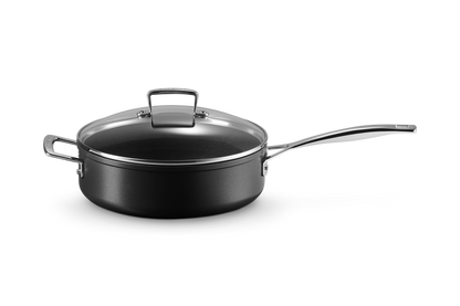 Toughened Non-Stick Saute Pan with Glass Lid