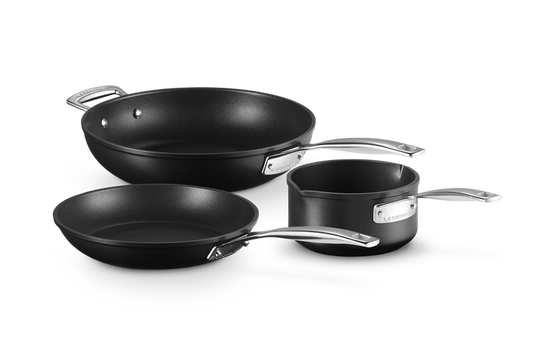 Toughened Non-Stick 3-piece Cookware Set