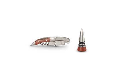 GS 190 Wooden Waiter's Corkscrew and Stopper