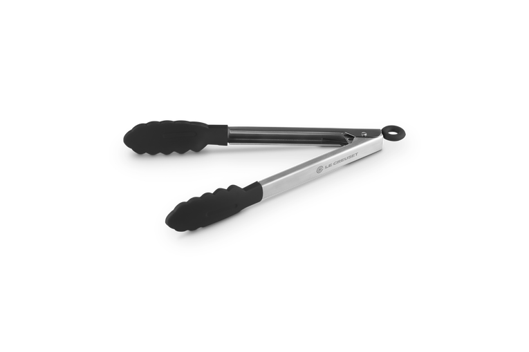 Tongs with Silicone Tip