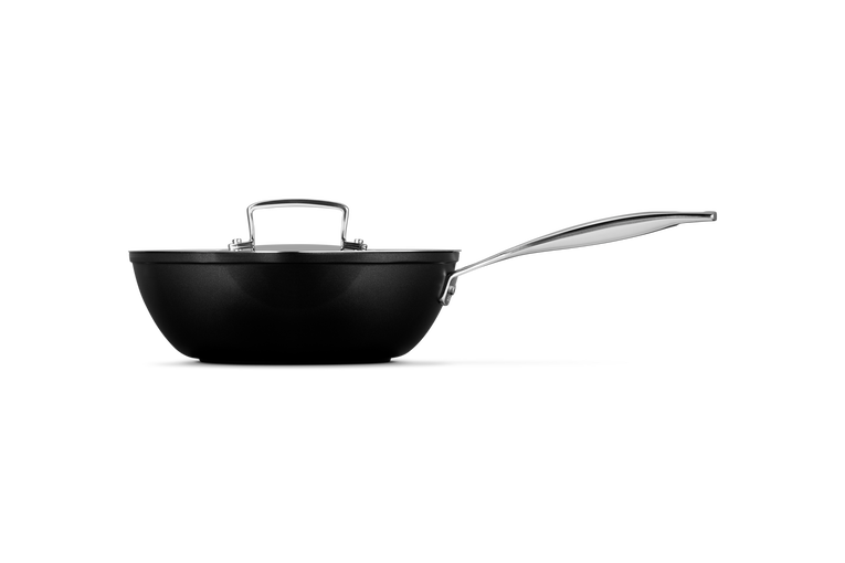 Toughened Non-Stick Chef's Pan with Pouring Spouts