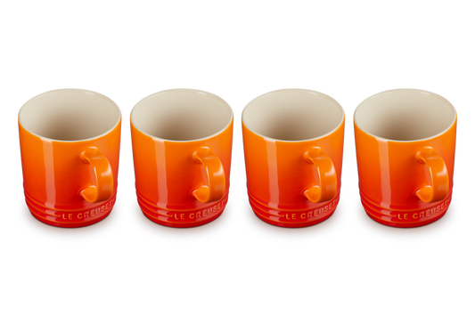 Stoneware Set of 4 Mugs