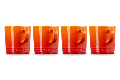 Stoneware Set of 4 Mugs