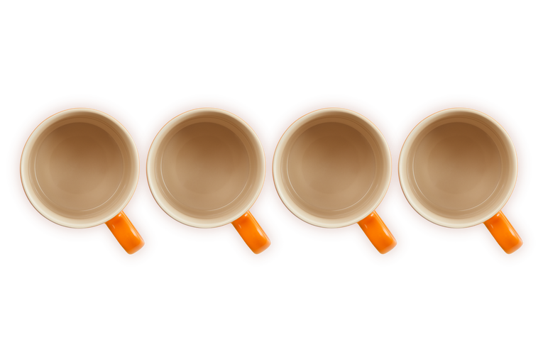 Stoneware Set of 4 Mugs