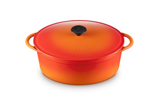 Cast Iron Cousances Oval Casserole