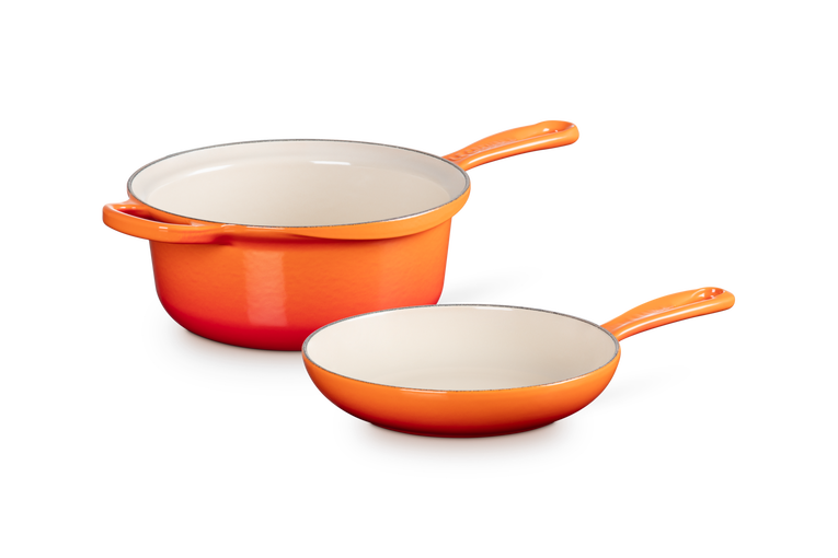 Cast Iron 2-in-1 Saucepan
